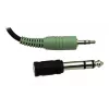 Cuffie ESPERANZA EH120 — con filo circumaurali, archetto, cavo 2 m, adattatore 3,5 mm, nero