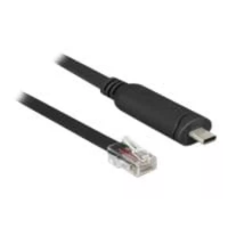 DeLock - Adattatore seriale - USB-C - RS-232 x 1 - nero (63912)