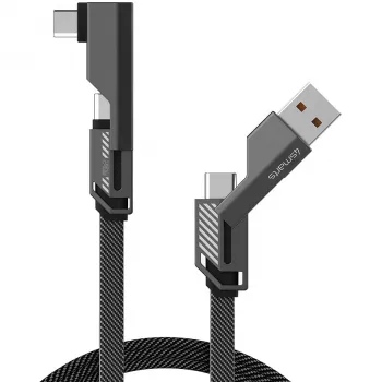 Cavo USB 4smarts 541457 1,5 m USB A USB C grafite