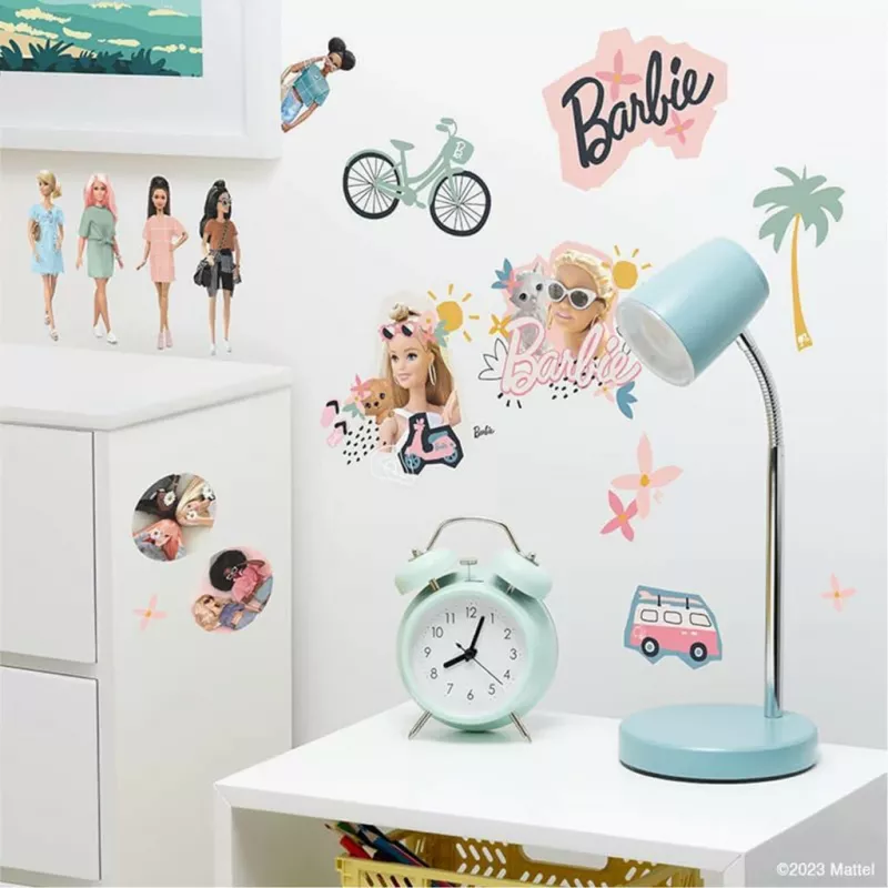 Adesivi da parete personalizzabili Paladone Barbie