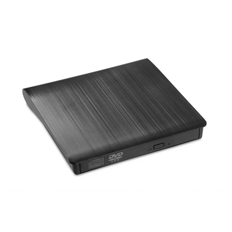 Masterizzatore ottico esterno DVD-ROM IBOX IED02, USB 3.2 Gen 1, DVD-ROM (8x) / CD-ROM (24x), nero
