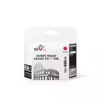 Cartuccia d'inchiostro TB compatibile con HP 655, magenta, ref.