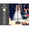 Lampada da tavolo ricaricabile Beper P201UTP103, interruttore touch, 2 W
