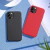 Custodia in silicone Devia Nature Series per iPhone 12 Pro Max – nero, custodia protettiva soft-touch