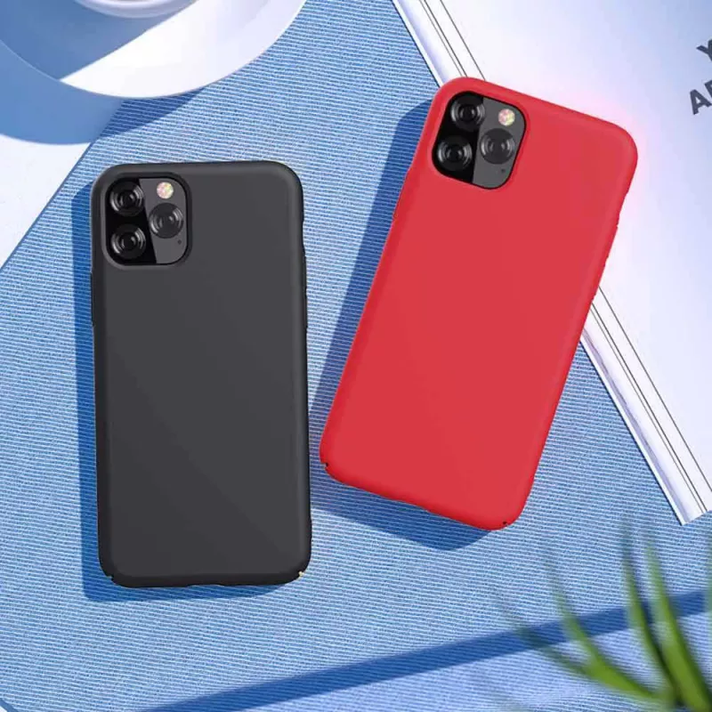 Custodia in silicone Devia Nature Series per iPhone 12 Pro Max – nero, custodia protettiva soft-touch