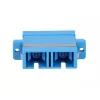 Adattatore in fibra ottica Extralink SC/UPC monomodale duplex, blu, connettori SC/UPC