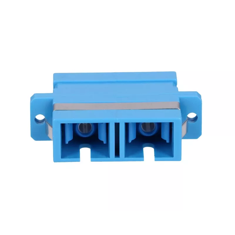 Adattatore in fibra ottica Extralink SC/UPC monomodale duplex, blu, connettori SC/UPC