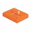 Breadboard DELOCK 18319, scheda di prototipazione in plastica, arancione, 36×46×10 mm