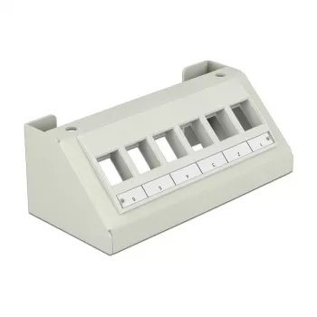 Patch panel DeLOCK 86218 grigio 65mm x 49mm x 130mm