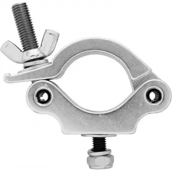 Morsetto per illuminazione EUROLITE TPC-32 argento — robusto morsetto per truss per fari, finitura argento