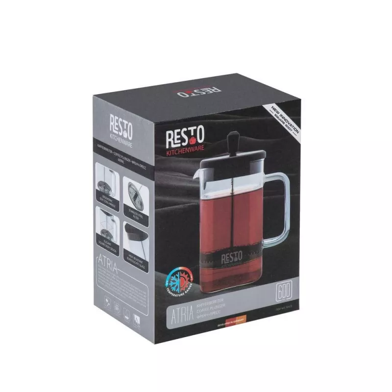 Resto 90503 Caffettiera French Press, 600 ml