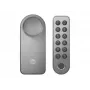 Serratura smart per porta Xiaomi BHR07XDGL con tastiera, Bluetooth, impronta digitale, codice e telecomando, grigio, 7,2 V 2450 mAh