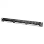 Patch panel VALUE Cat.5e 19 pollici 24 porte UTP nero