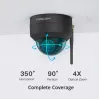 Foscam D4Z Telecamera di sicurezza IP a lampadina per interni ed esterni 2304 x 1536 Pixel soffitto