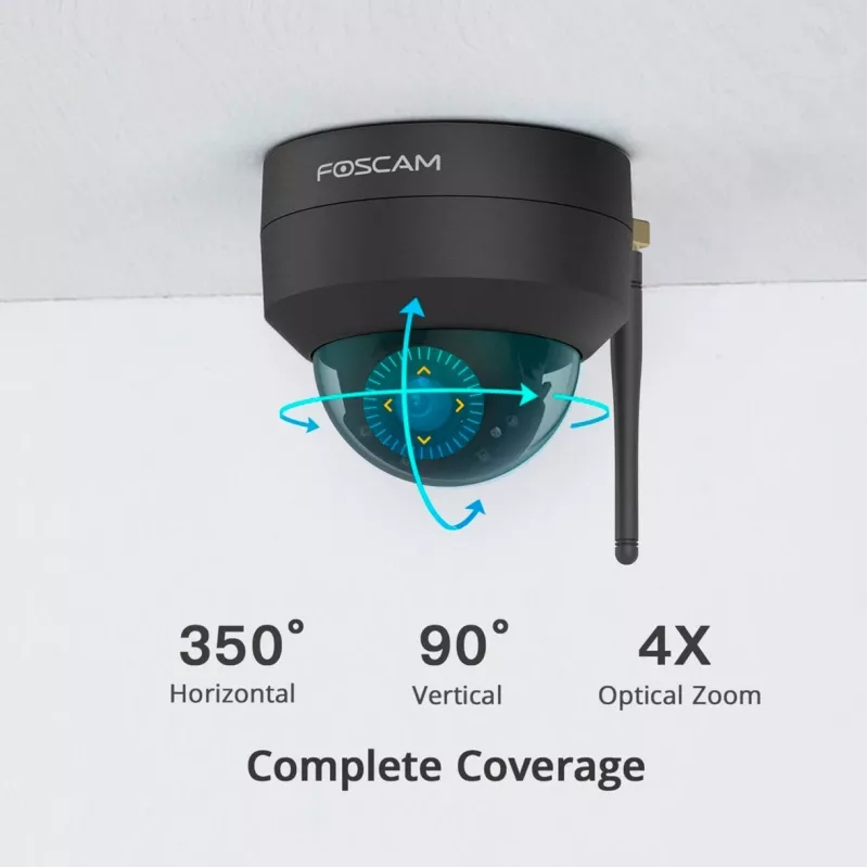 Foscam D4Z Telecamera di sicurezza IP a lampadina per interni ed esterni 2304 x 1536 Pixel soffitto
