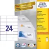 Etichetta adesiva rettangolare Avery 3474 permanente bianca 2400 pz.