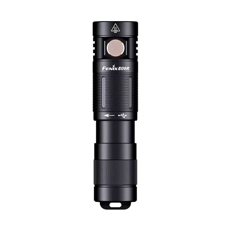 Torcia Fenix E09R 600 lm, portachiavi compatto ricaricabile