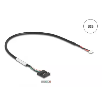 Convertitore seriale DeLOCK 90781 repeater isolatore USB 2.0 RS-232 nero verde