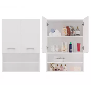Topeshop POLA MINI DK armadietto bagno bianco bianco