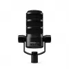 Microfono da studio RØDE PodMic USB — cardioide XLR/USB, 24 bit/48 kHz, USB-C, uscita cuffie, regolatore volume, nero