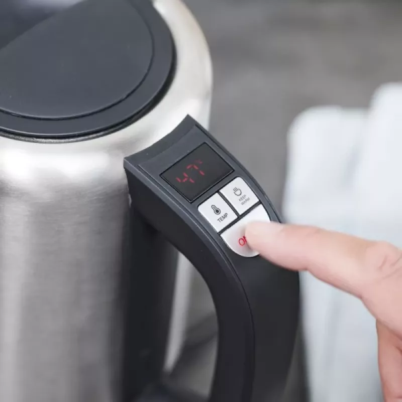 Bollitore elettrico Gastroback 1 L 1000 W nero acciaio inox