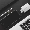 Caricabatterie QOLTEC 100W GaN USB-C Dual PD 5–20V 1,5–5A, 2×USB-C