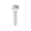 Epilatore Panasonic ES-EY30A – 60 pinzette, 3 velocità, bagnato e asciutto, a batteria, bianco/lilla