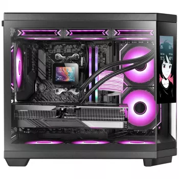 Case per computer Mars Gaming MC3TCORELCDM mini tower nero