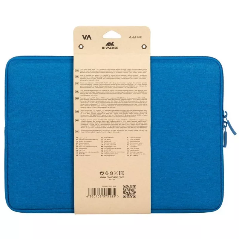 Custodia per notebook Suzuka Eco 13.3-14/7703 Azure Rivacase