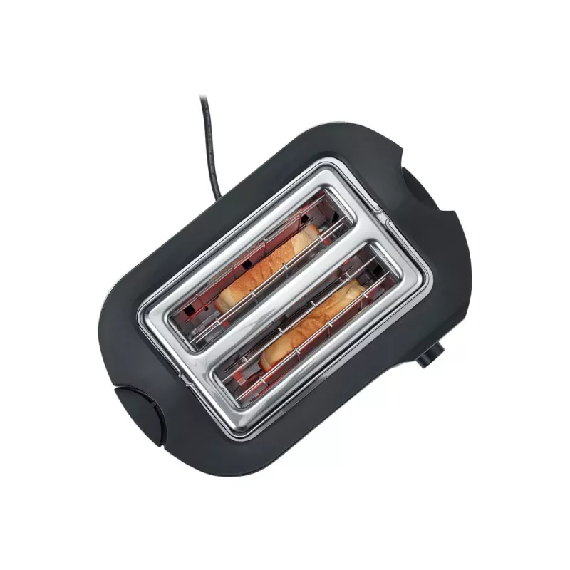 Severin 2589 2 fette 800 W nero, acciaio inox