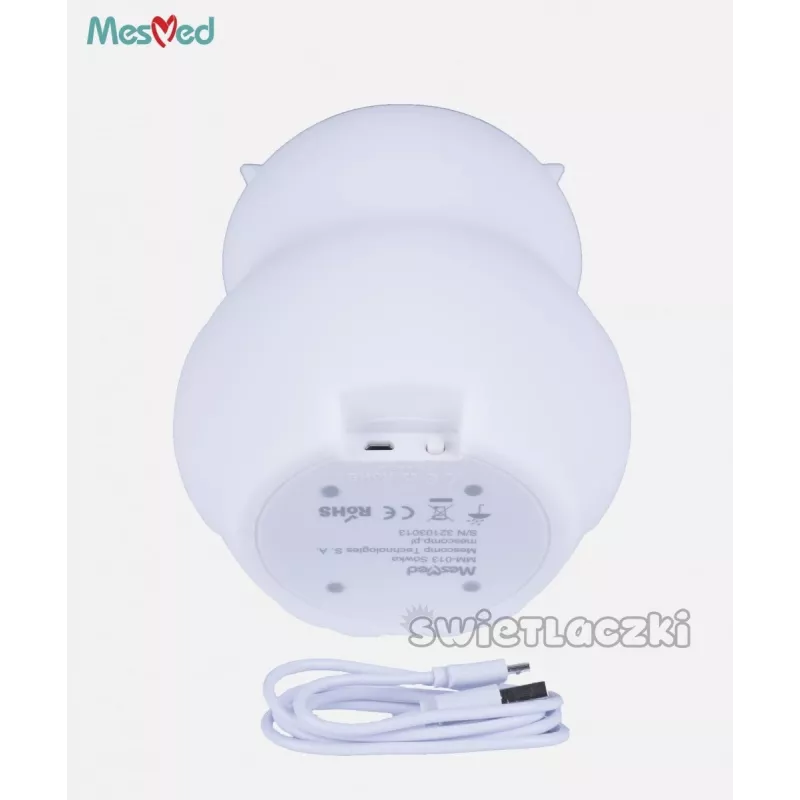 Luce notturna in silicone MM013 gufo con telecomando