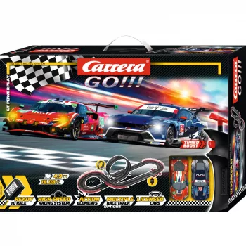 Pista slot car CARRERA GO!!! GT Powerplay – Set Carrera GO!!! GT Powerplay