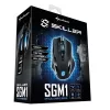 Sharkoon Skiller SGM1 mouse gaming per destrimani USB Type-A ottico 10800 DPI