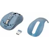 Mouse wireless YENKEE YMS2010BE dual-mode ergonomico, ricevitore USB 2,4 GHz + Bluetooth 5.1, DPI a 4 livelli 1000–3200, 6 tasti