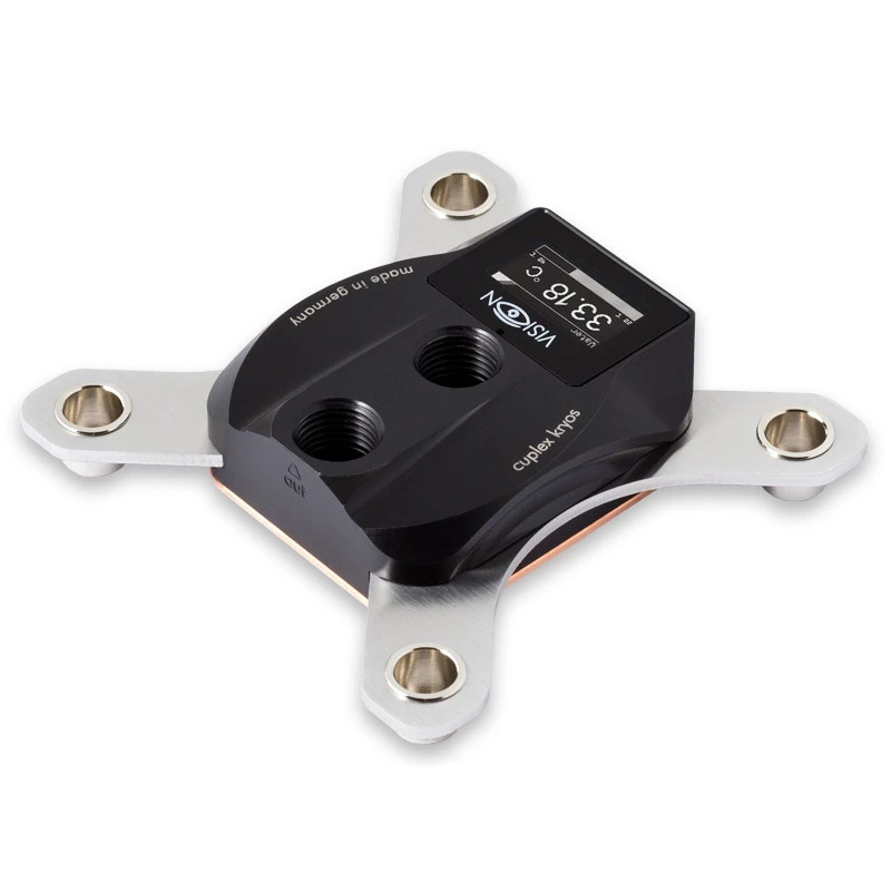 Waterblock Aqua-Computer cuplex kryos NEXT con VISION per LGA 1700 — acetale/rame