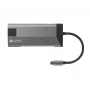 NATEC Fowler Plus USB Type-C nero grigio MicroSD SD hub