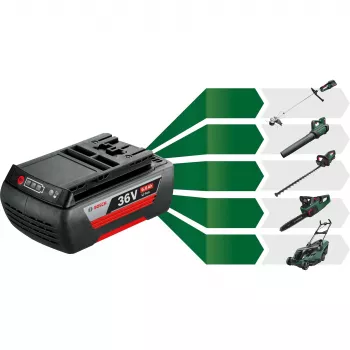 Set avviatore a batteria Bosch GBA 36V 6,0Ah con caricabatterie AL 36V-20, nero
