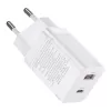 Baseus Super Si Pro caricabatterie rapido USB + USB-C 30W (bianco)