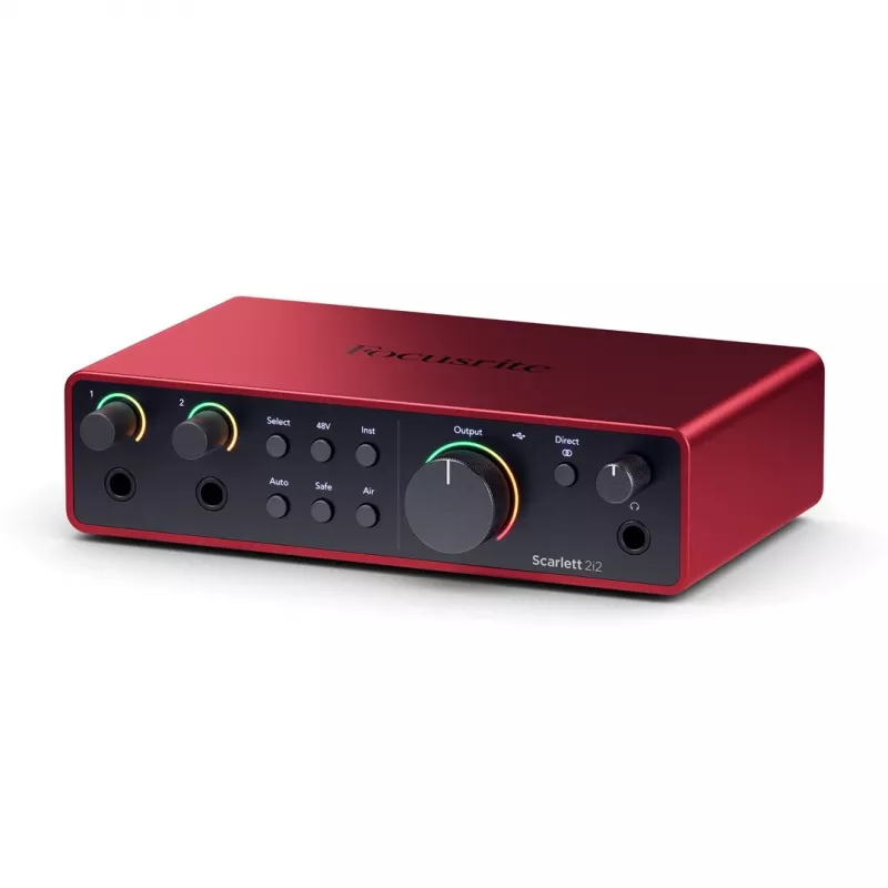 Focusrite Scarlett 2i2 USB-C 4ª generazione interfaccia audio