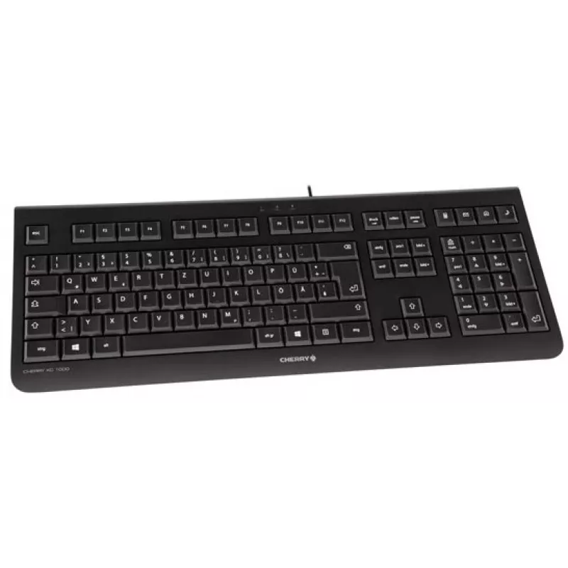CHERRY KC 1000 tastiera Home USB layout svizzero nero