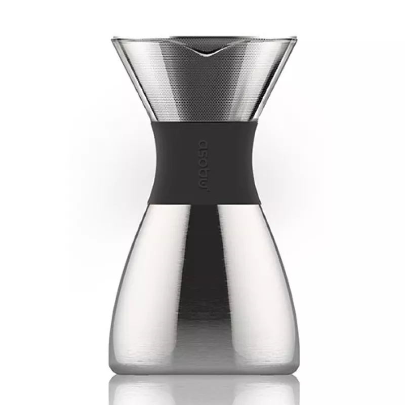 Caffettiera PourOver Cold Brew Asobu nero, argento