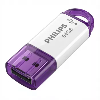 Philips FM64FD70D/00 Snow Edition chiavetta USB 64 GB, USB 2.0, Magic Purple, confezione da 2