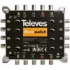 Multiswitch Televes MS58C 5x8 con Nevo recpower cascata