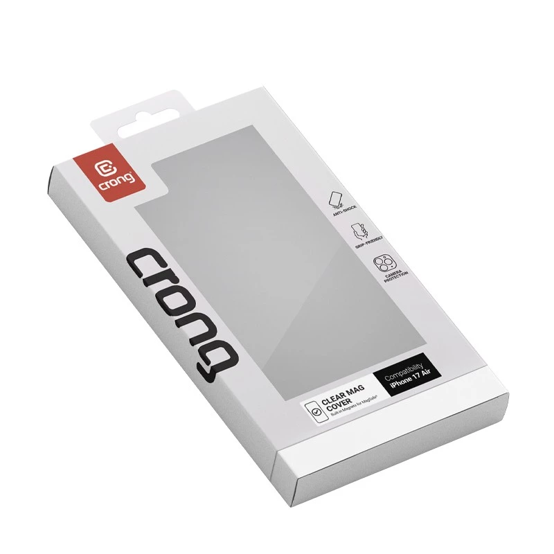 Custodia protettiva MagSafe Crong per iPhone Air trasparente