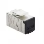 Modulo Keystone per patch panel DELOCK RJ45 Cat.6A con tappo a vite, blu