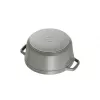 Cocotte Staub 20 cm grigio ghisa