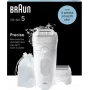 Epilatore BRAUN Silk Epil 5 5-060 – epilatore con filo con 28 pinzette e sistema massaggiante