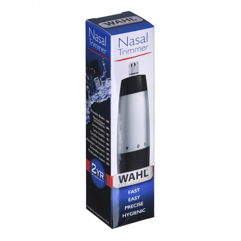 Wahl 05642-135 Trimmer per naso e orecchie, nero/argento