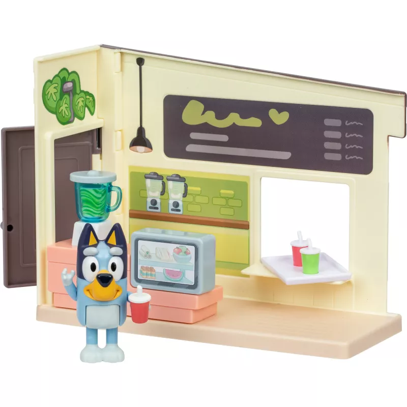 Set di figure Bluey Mini Juice Shop