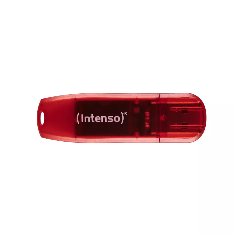 Chiavetta USB Intenso 128 GB USB Type-A 2.0 Rosso Trasparente